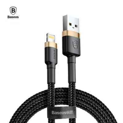 Baseus Cafule USB Cable 2.4A Data Charging For iPhone14 13 12 11 Pro X Xs 8 - Image 1 of 4