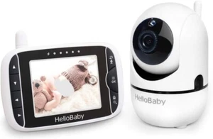 HelloBaby HB65 Wireless Video Baby Monitor with 3.2" LCD Screen and Pan-Tilt-Zoo - Picture 1 of 7