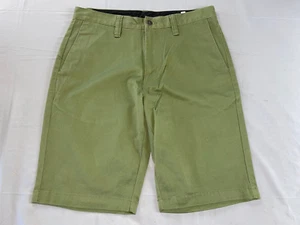Volcom Men's Vmonty Stretch Flat Front Chino Skate Shorts. Men's 30, MINT!! - Picture 1 of 5