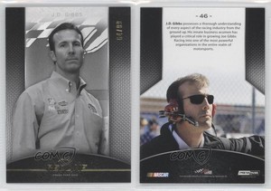 2012 Press Pass Redline Color Proof Black & White /99 JD Gibbs #46 Rookie RC