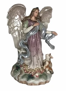 Fitz & Floyd Christmas Classics ANGEL “Peaceable Kingdom” Candle Holder Animals - Picture 1 of 12