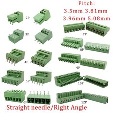 Wire Connector 2-12Pin PCB Screw Terminal Block Header Sockets KF2EDG 5Pairs