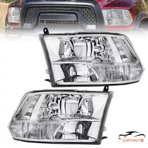Pair Chrome Headlights Assy For 2011-2018 RAM 1500 2500 3500 4500 5500 New - Foto 1 di 17