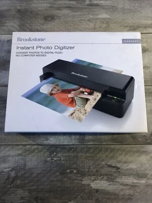 Brookstone iConvert Instant Photo Digitizer No Computer Needed Sealed - Image 1 of 4