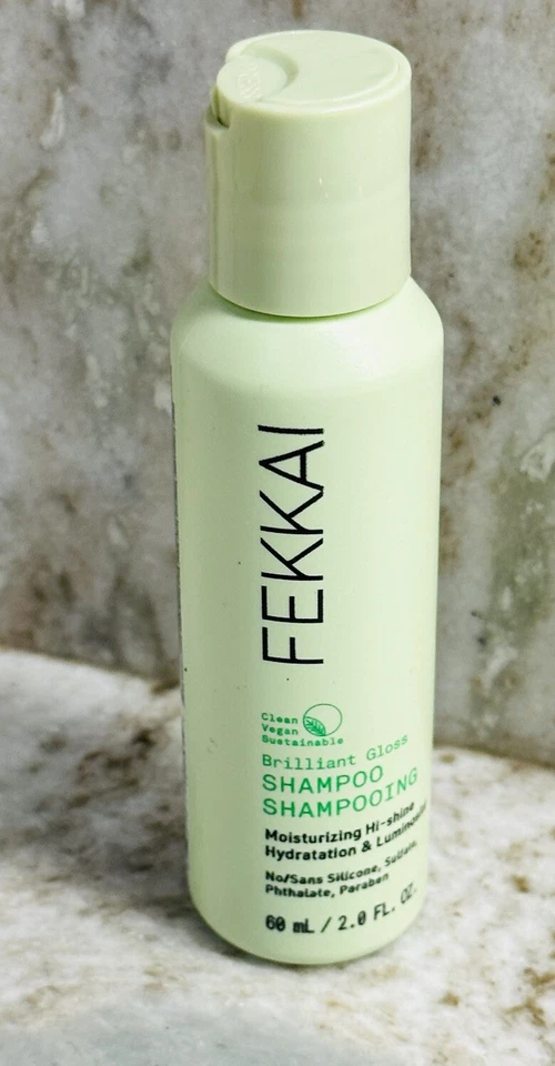 3 Pack Fekkai Brilliant Gloss Shampoo Moisturizing & Hydration 2oz/60mL.