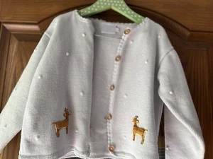 Little English Reindeer Sweater - Picture 1 of 6