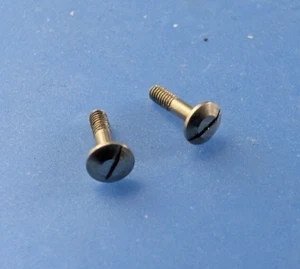 VINTAGE CASE SCREWS FOR 16 SIZE EARLY WALTHAM VANGUARD POCKET WATCH 2 PCS - Picture 1 of 1