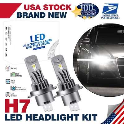 2x Kit de bombillas de faros LED H7 6000K haz alto/bajo para Mercedes-Benz GLE300d 2016 Foto 1 de 4