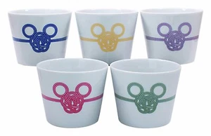 Sango Toki Disney Mickey Musubi Soba Sake Tea Cup 220ml 3260-02 MADE IN JAPAN - Picture 1 of 3