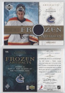 2006-07 Upper Deck Artifacts Frozen Gold /25 Roberto Luongo #FA-RL HOF