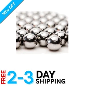 Durable 3/8 Inch Chrome Steel Ball Bearings for DIY & Professional Use - 100 PCS - Picture 1 of 8