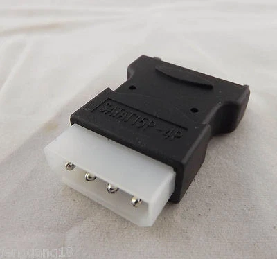 1x 4 Pin Molex PC IDE Male To 15 Pin SATA Male Power Adapter Convertor Connector - Image 1 of 4