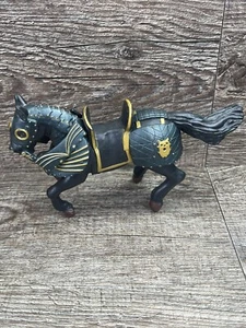Papo Medievel Knight In Black Armour's Horse PVC Figurine 2005 - Picture 1 of 8