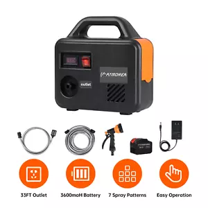 Pompa elettrica portatile a doppia potenza 200 GPH pompa trasferimento acqua senza fili - Foto 1 di 11