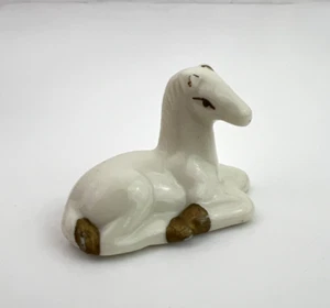 Vintage White Porcelain Horse Figurine - Picture 1 of 9