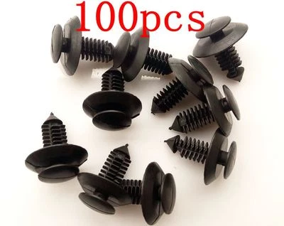 100 PUERTAS MOLDURA PANEL CLIP ÁRBOL DE NAVIDAD RETENEDOR N801925-S PARA FORD MUSTANG 1981-ON Foto 1 de 2