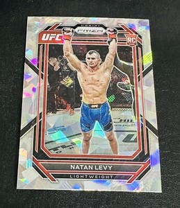NATAN LEVY 2023 Panini Prizm UFC Cracked Ice Prizm Parallel RC
