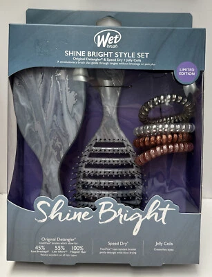 Wet Brush SHINE BRIGHT STYLE SET Limited Edition NEW IN BOX🌸 - Image 1 of 4