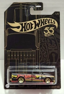 Hot Wheels '67 Chevy C10 #1 - 2023 55th Anniversary Black and Yellow - 956D - Picture 1 of 4