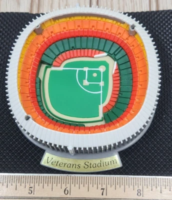 Mini réplica de exhibición de águilas de béisbol MLB Veterans Stadium Philadelphia Phillies Foto 1 de 4