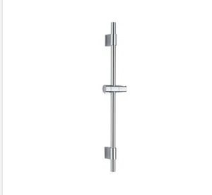 SWIRL SHOWER RAIL WITH SLIDER CHROME 700MM - Picture 1 of 3