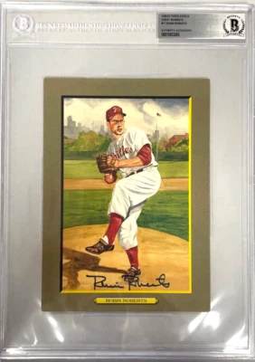 Robin Roberts Signed Perez-Steele Great Moments Beckett Slabbed Phillies HOF - Image 1 of 3