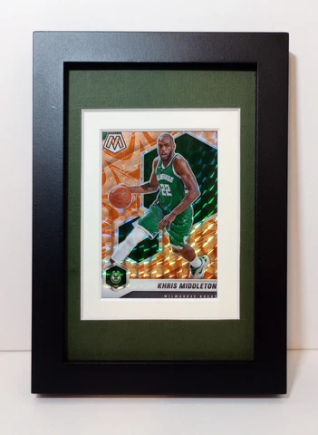 Khris Middleton Milwaukee Bucks Display Custom Framed NBA Basketball Card Plaque Cover