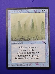 Sunken City (MTG - The Dark) Light Play Normal English - Picture 1 of 2