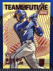 2022 Topps Stadium Club BOBBY WITT JR Team Of The Future Royals RC Red Foil