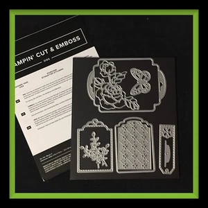 Stampin' Up! DESIGNER TAGS FUSTELLE - Set di 9 #414 - Foto 1 di 7