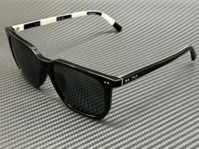 POLO RALPH LAURENT PH4224U 500187 Black Grey Men's 55 mm Sunglasses - Image 1 of 4