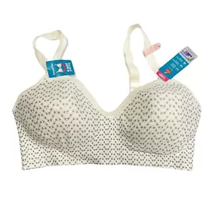 Women's Hanes Smooth Comfort Wire Free Bra LARGE L+ 36DD 38DD 36DDD 38DDD MHW199 - Picture 1 of 5