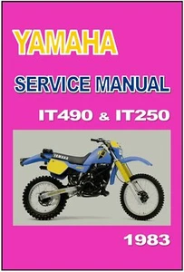 YAMAHA Workshop Manual IT490 & IT250 1983 Service & Repair IT490K IT250K - Picture 1 of 5