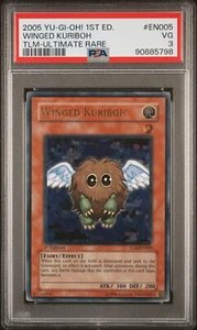 2005 YUGIOH 1ST ED TLM-EN005 WINGED KURIBOH ULTIMATE RARE PSA 3 VG #90885798 - Picture 1 of 2