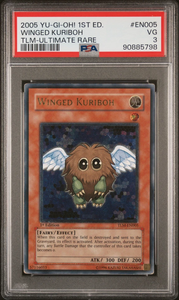 2005 Yugioh 1ST Ed TLM-EN005 Geflügelt Kuriboh Ultimate Selten PSA 3 VG # - Bild 1 von 2