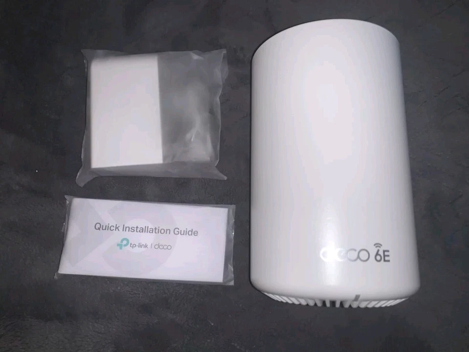 TP-Link - Deco XE75 Pro AXE5400 Tri-Band Mesh Wi-Fi 6E System (1-Pack) - White - Image 1 of 3