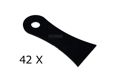 42 X Vertikutierer Messer, Satz für Cramer Cara 60, 99.5.2036 - HQ Stahl