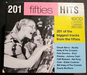 VERSCHIEDENE KÜNSTLER: 201 FIFTIES HITS (10 x CD)  - Bild 1 von 2