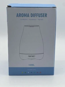 Aroma Diffuser 100ml Timer Quiet Colors Humidification New Open Box Tested  - Picture 1 of 16