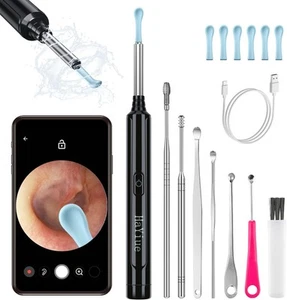 Ear Wax Removal with Camera, Earwax Remover Tool, 1296P FHD Wireless Ear Otos... - Picture 1 of 7