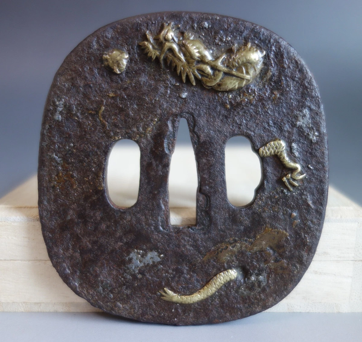 古董原始1850-1899 年日本刀镡| eBay