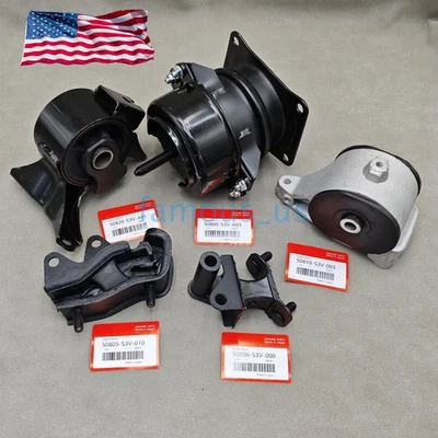 5× Motor&Trans Mount Fits 06-08 Honda Pilot 4WD 3.5L/03-06 Acura MDX 3.5L !US Foto 1 de 4