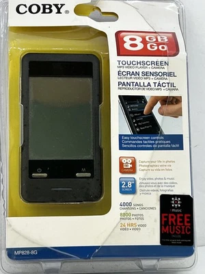 Coby 8GB Go MP3 Video Player And Camera NIB - Image 1 of 4