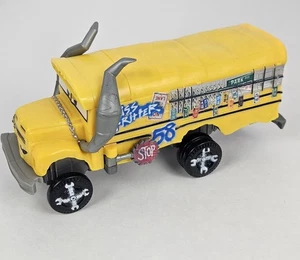 Scuolabus Disney Cars Miss Fritter Thunder Hollow Crazy Eight 6" 2016 Mattel - Foto 1 di 11