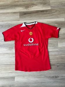 CAMISETA DE FUTBOL LOCAL MANCHESTER UNITED 2004 2005 2006 NIKE - Imagen 1 de 8