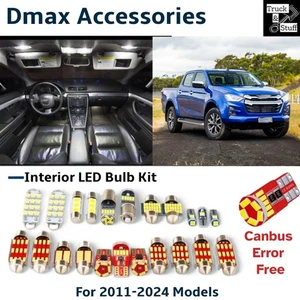 High power WHITE LED Interior bulb upgrade kit for Isuzu D-Max 2011-2024 - Picture 1 of 12