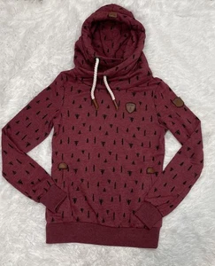 Sudadera con Capucha Wanakome Artemis Para Mujer Talla S Pequeña Arándanos Pinos Roja Navidad - Imagen 1 de 10