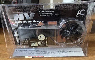 Arctic Cooling NV Silencer 4 GeForce FX5800 - 5950 (Ultra) GPU VGA Cooler - Image 1 of 3