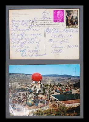 Mayfairstamps Spain 1960s Farmington CT Mantjuic Postcard aau_59809 - image 1 of 2
