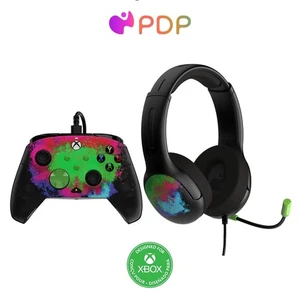 Gaming Controller und Headset Bundle Space Dust Glow kabelgebunden Xbox PC - Bild 1 von 11